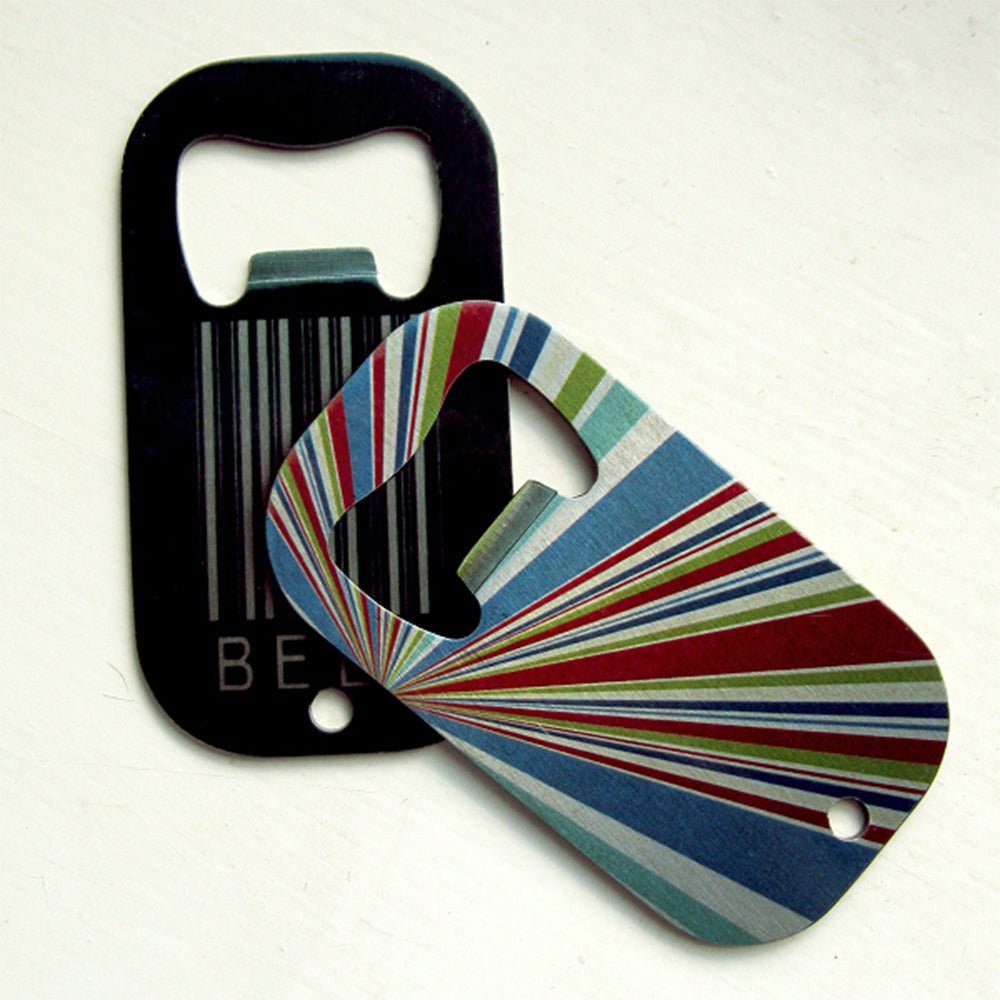 Desfacator metal dreptunghi sublimabil DF01 - Green Print