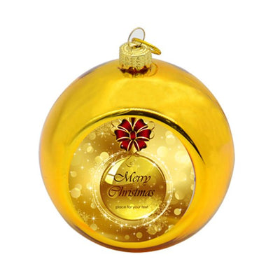 Glob sublimabil auriu pentru brad Ø 4cm GLS421 - Green Print