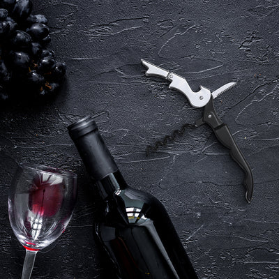 Tirbuson metalic negru MERLOT