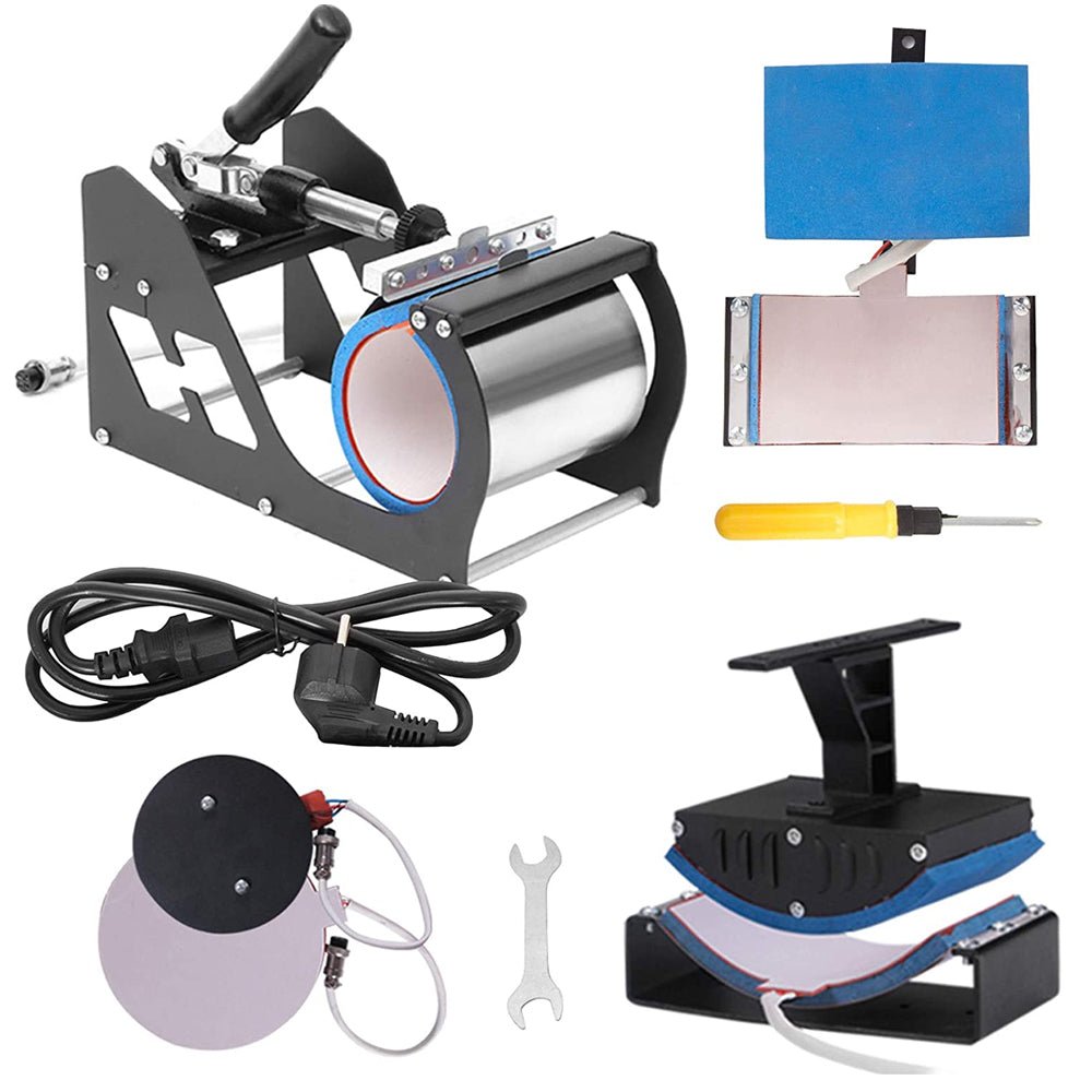 Presa termica multifunctionala 5 in 1 sublimare K2301 - Green Print