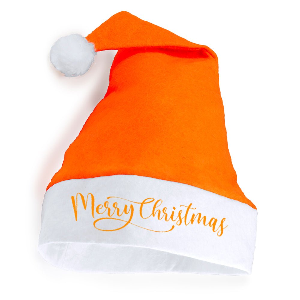 Caciula Mos Craciun sublimabila portocaliu XM1300S131 - Green Print