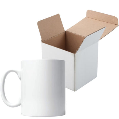 Cana ceramica sublimabila cu exterior MAT + cutie individuala MD4003S101 - Green Print