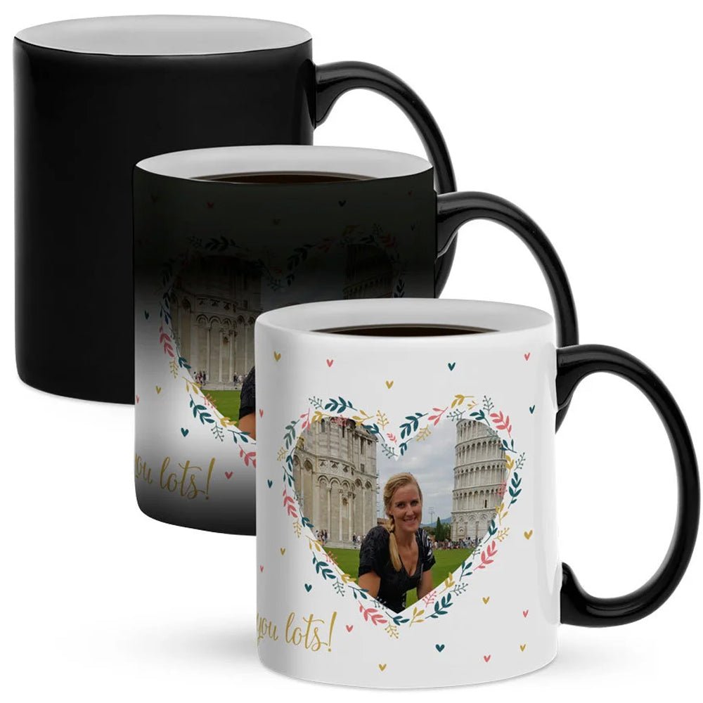 Cana termosensibila negru mat + cutie individuala T31-19 - Green Print