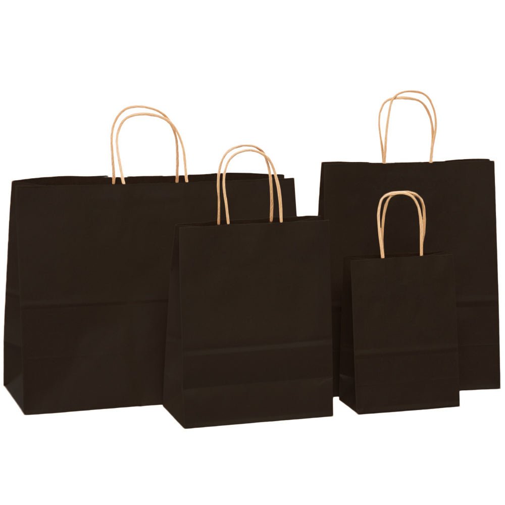 Sacosa kraft neagra 41x32 BO7541S102 - Green Print