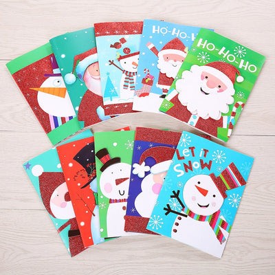 Felicitare muzicala Craciun - Model 8 XCC-125-08 - Green Print