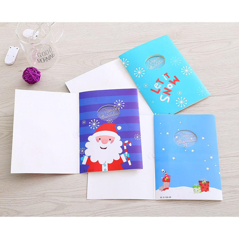 Felicitare muzicala Craciun - Model 9 XCC-125-09 - Green Print