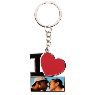 Breloc metalic I Love - sublimabil YA131 - Green Print