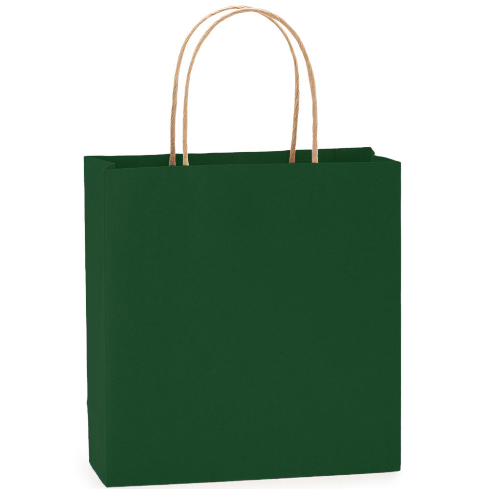 Sacosa kraft verde inchis 22x23