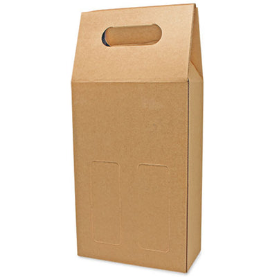 Cutie carton pentru 2 sticle de vin