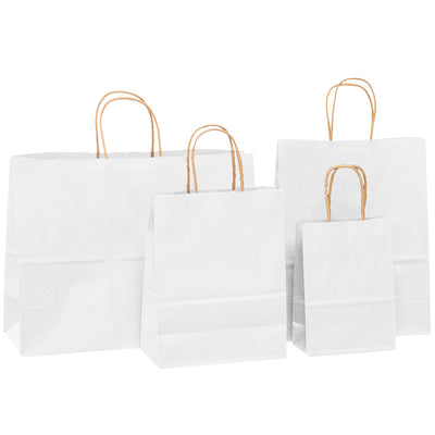 Sacosa kraft alba 41x32