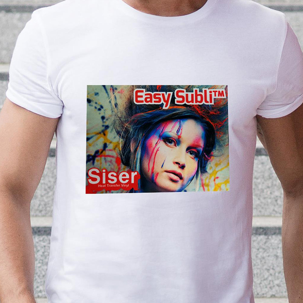EASY SUBLI - Folie sublimare pt personalizat tricouri bumbac colorat - top 10coli