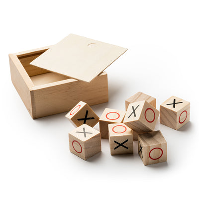 Set joc X si 0 din lemn gravabil