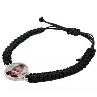 Bratara sublimabila din sfoara impletita SL06 - Green Print