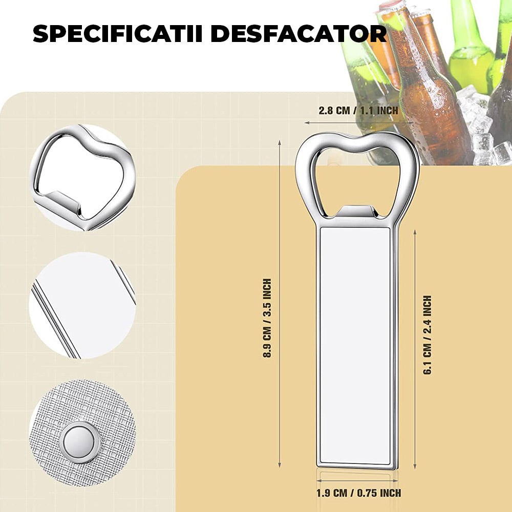 Desfacator metal magnetic sublimare - dreptunghi