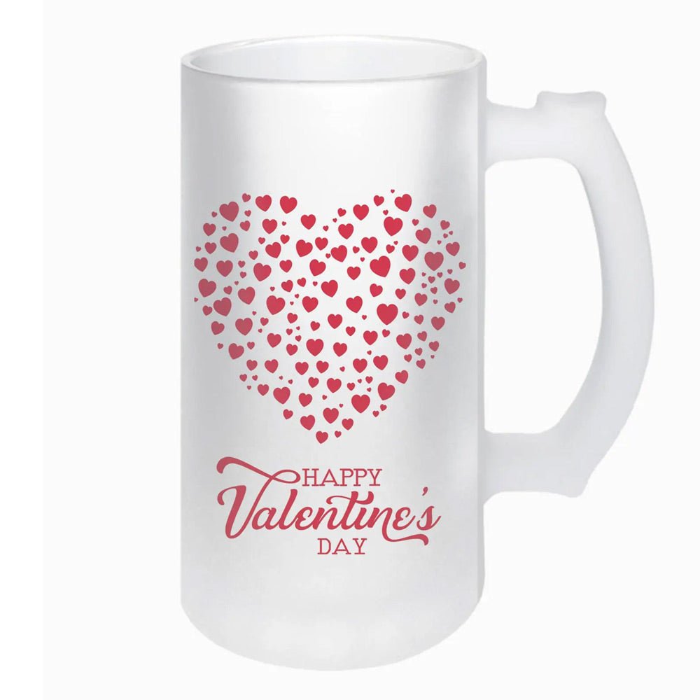 Set 2 halbe sublimabile din sticla sablata GPBN1 - Green Print