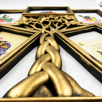 Rama foto colaj MONEY TREE wenge 5 poze