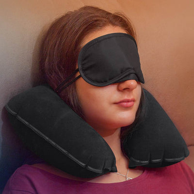 Masca de dormit textil neagra TA8200S102 - Green Print