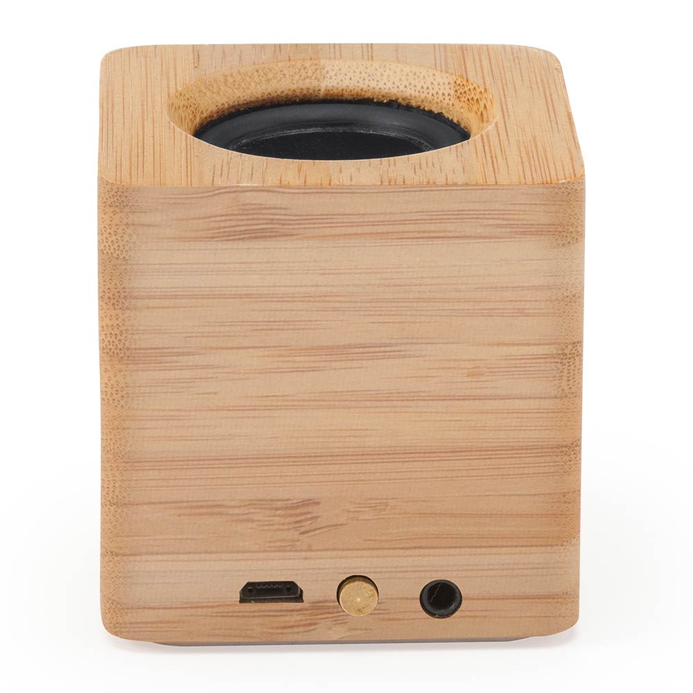 Boxa bluetooth cu corp din lemn gravabil