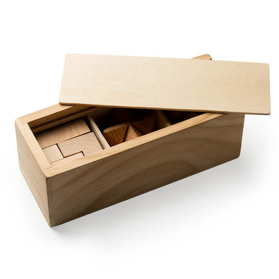 Set de 3 jocuri de indemanare din lemn gravabil