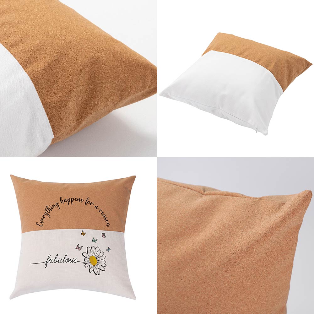 Perna sublimabila textil si pluta 40x40 BZPJRM4040-02 - Green Print