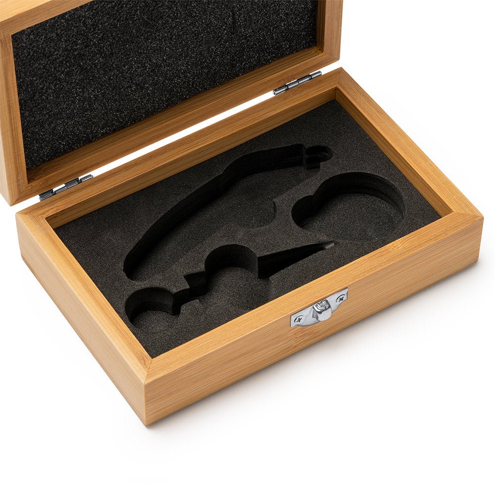 Set 3 accesorii de vin in cutie de lemn AB4129S129 - Green Print