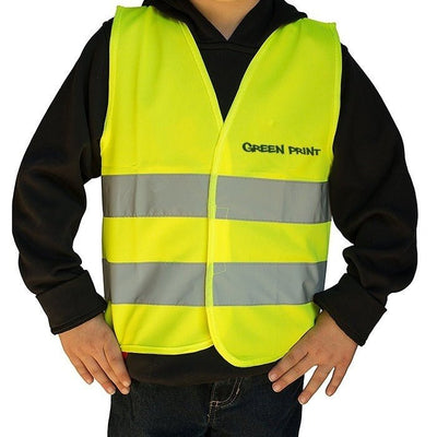 Vesta reflectorizanta sublimabila verde VR1400S - Green Print
