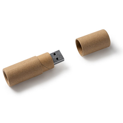 Stick USB 16GB cu carcasa de carton reciclat