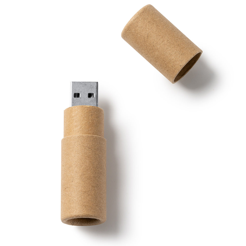 Stick USB 16GB cu carcasa de carton reciclat
