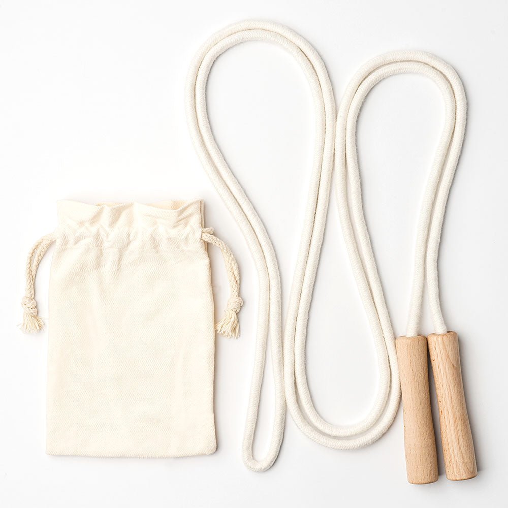 Coarda de sarit cu manere de lemn CP7093S129 - Green Print