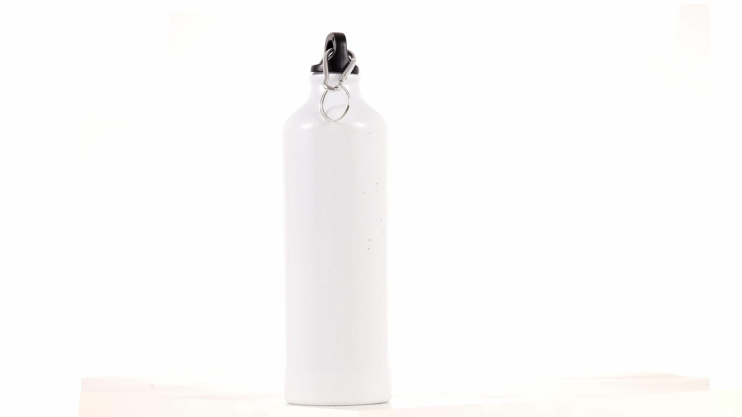 Bidon sport alb 750ml sublimabil