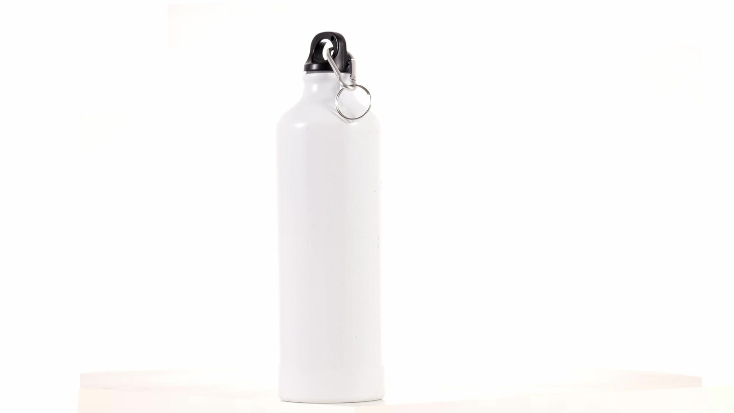 Bidon sport alb 750ml sublimabil