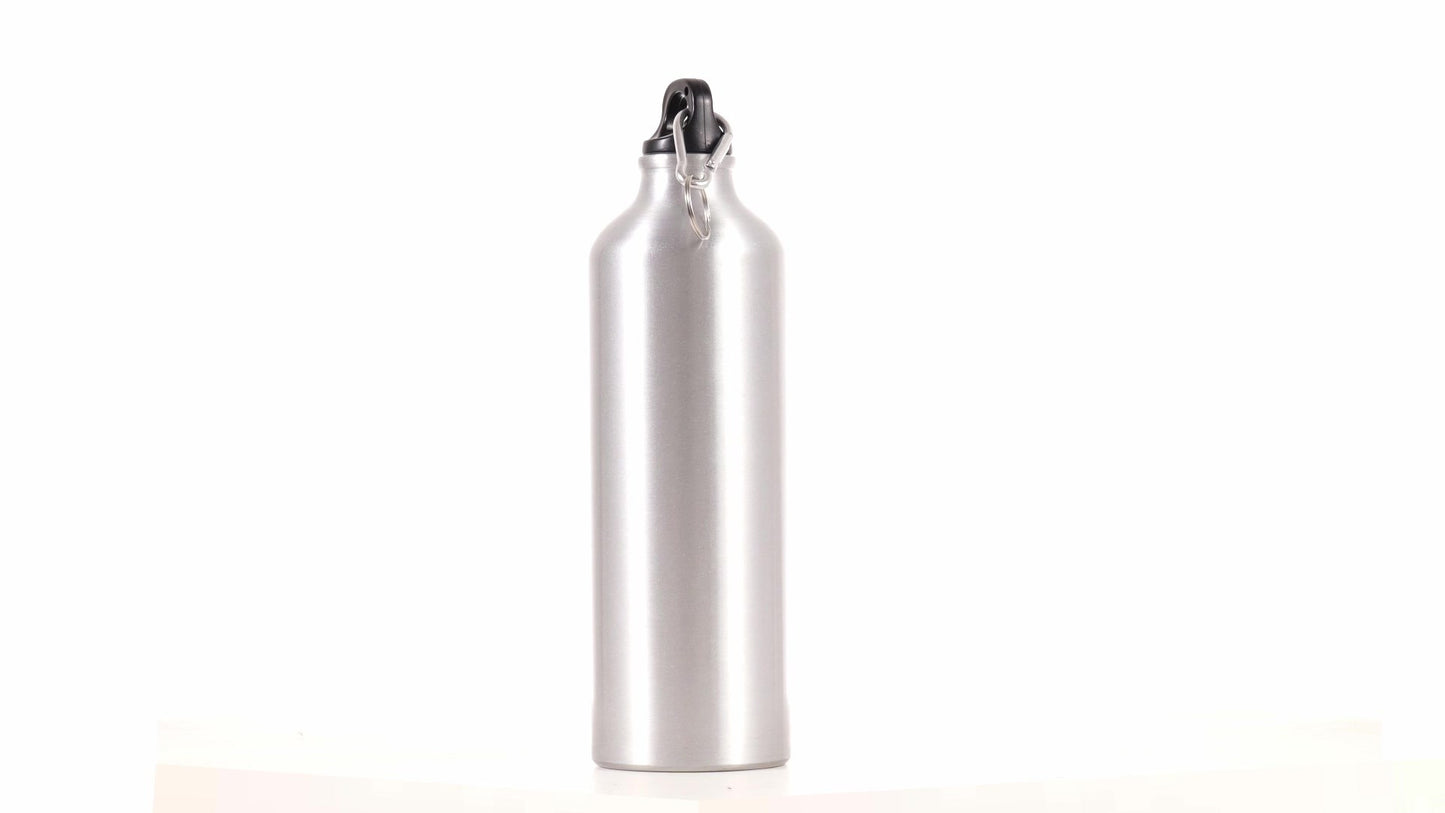 Bidon sport argintiu 750ml sublimabil