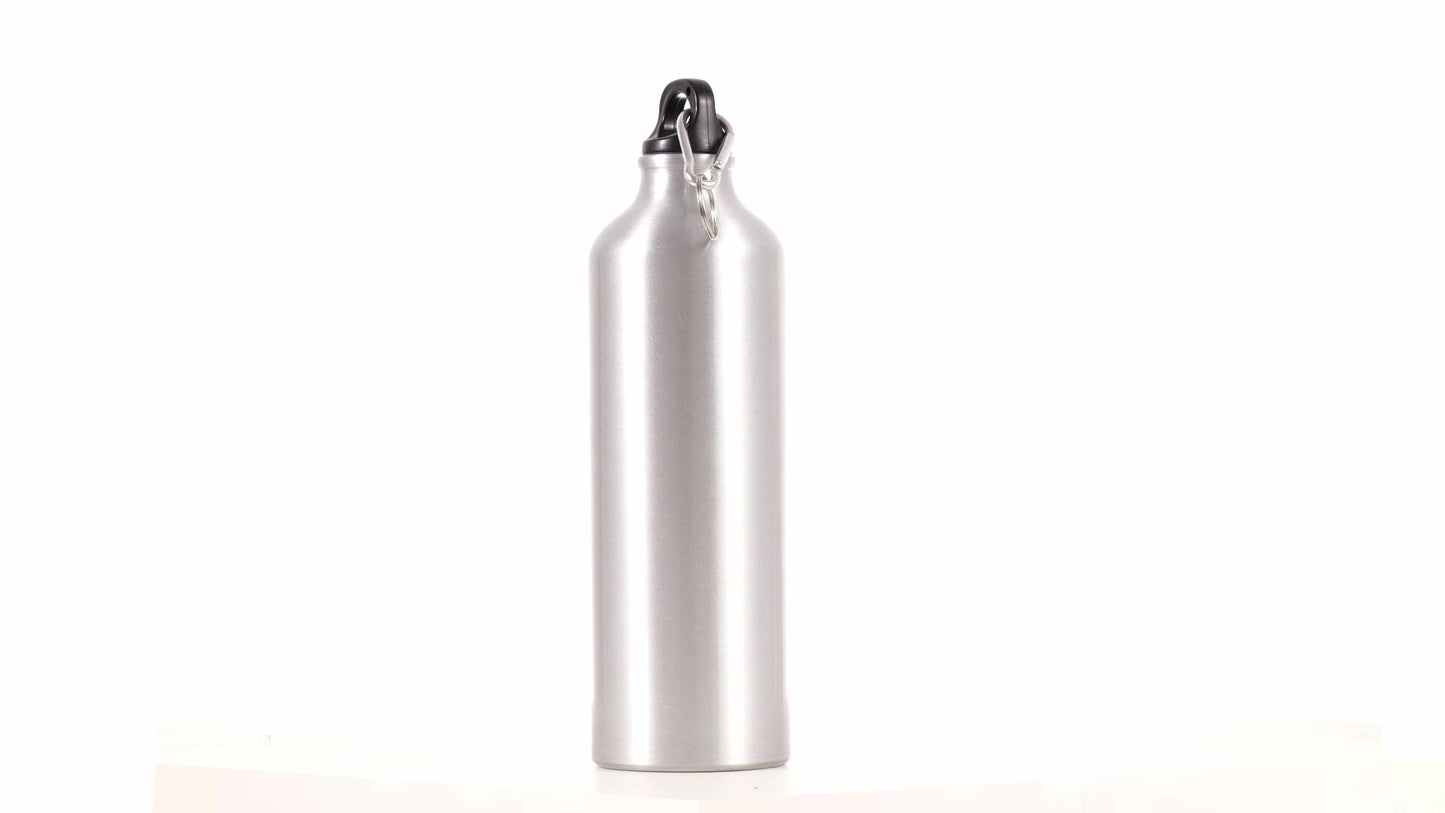 Bidon sport argintiu 750ml sublimabil
