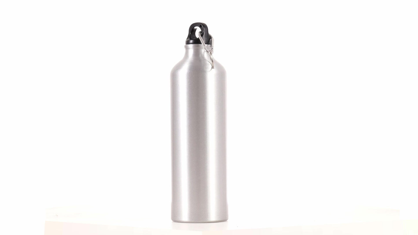 Bidon sport argintiu 750ml sublimabil