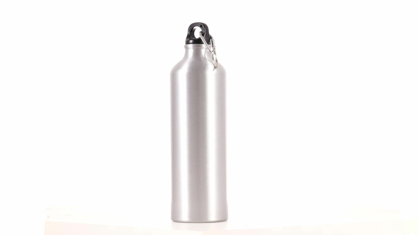 Bidon sport argintiu 750ml sublimabil