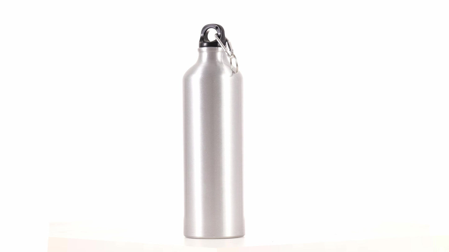 Bidon sport argintiu 750ml sublimabil