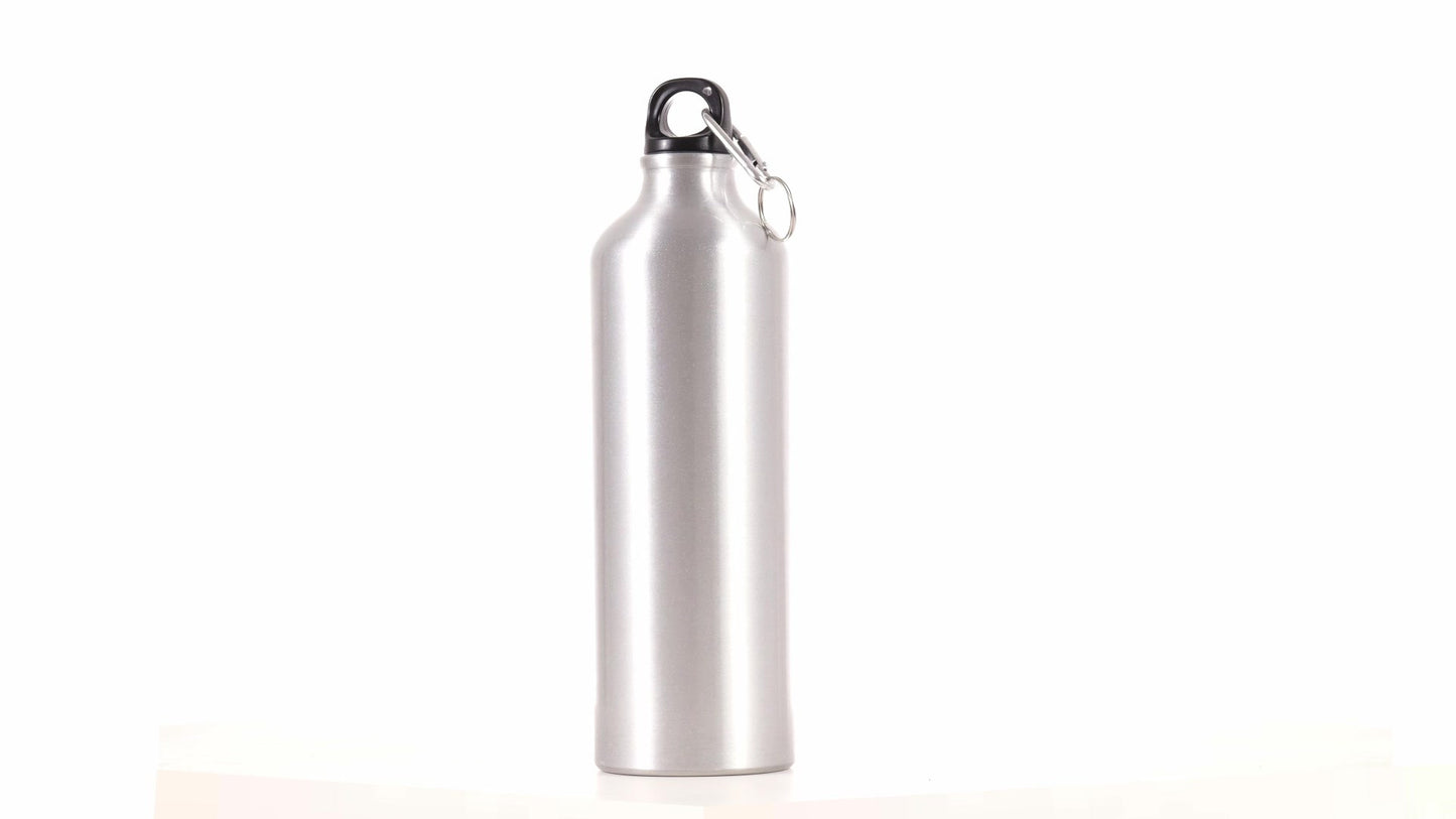 Bidon sport argintiu 750ml sublimabil