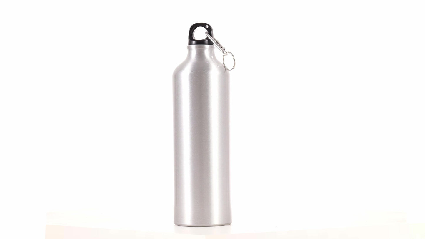 Bidon sport argintiu 750ml sublimabil