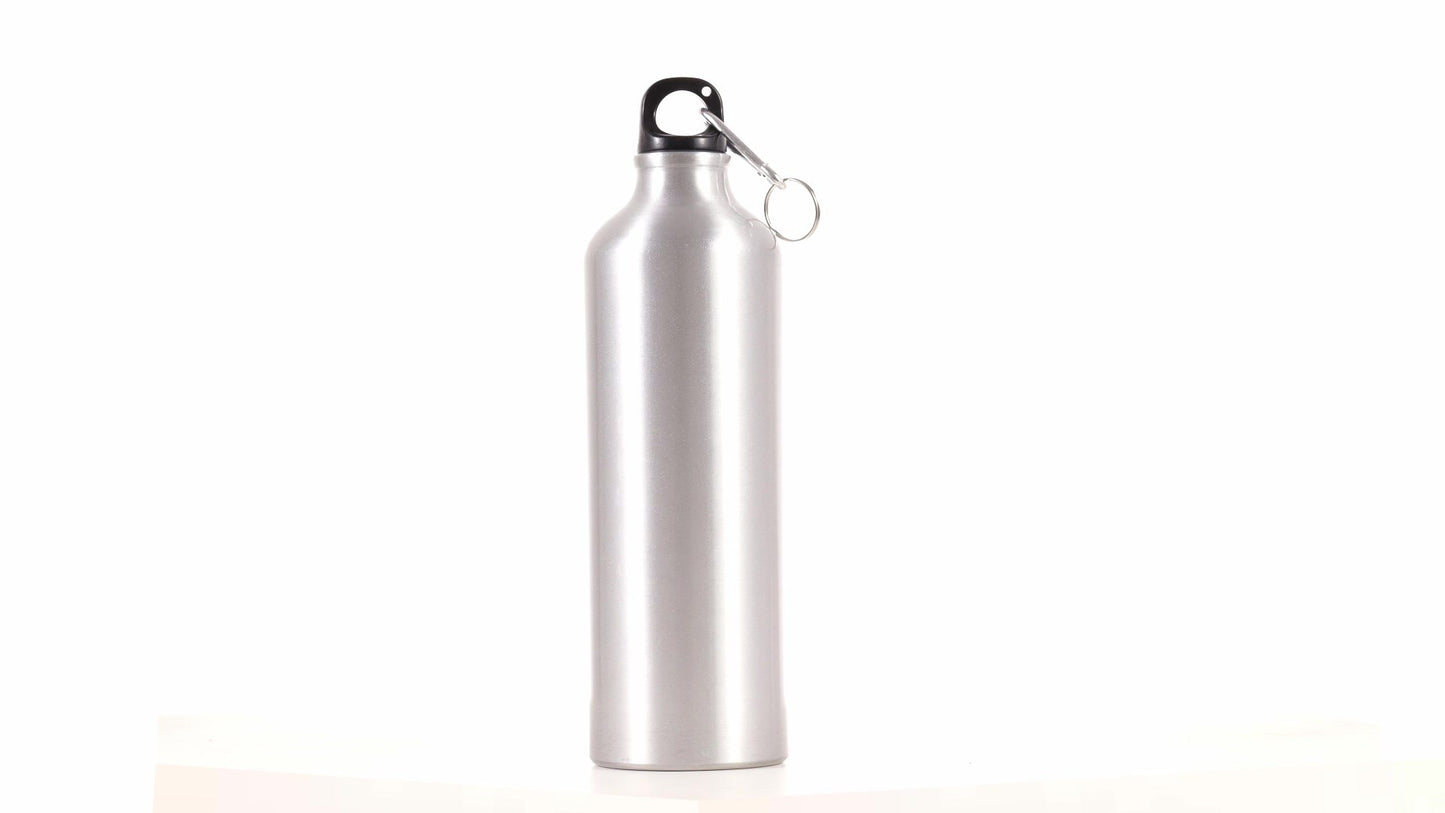 Bidon sport argintiu 750ml sublimabil