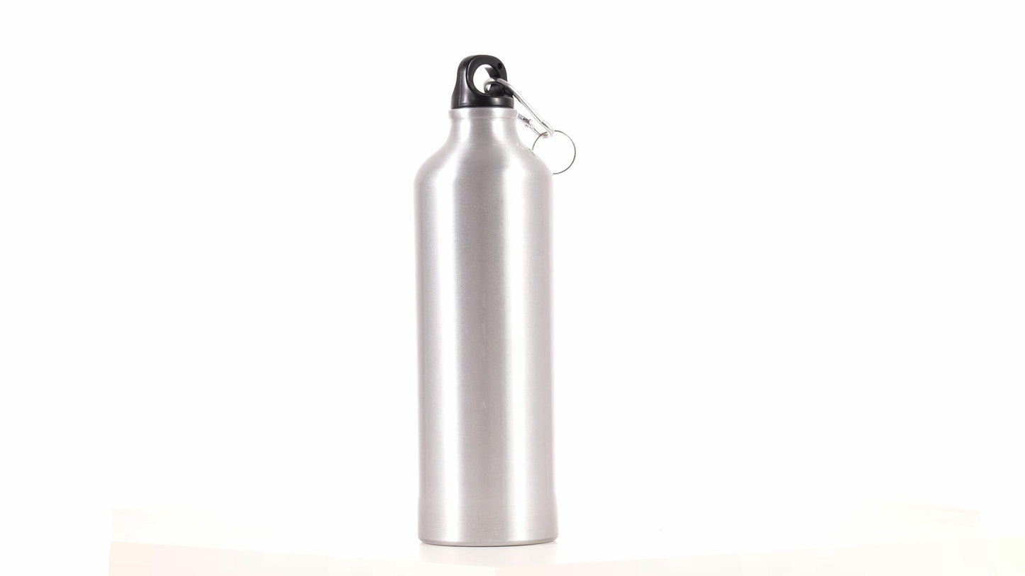 Bidon sport argintiu 750ml sublimabil