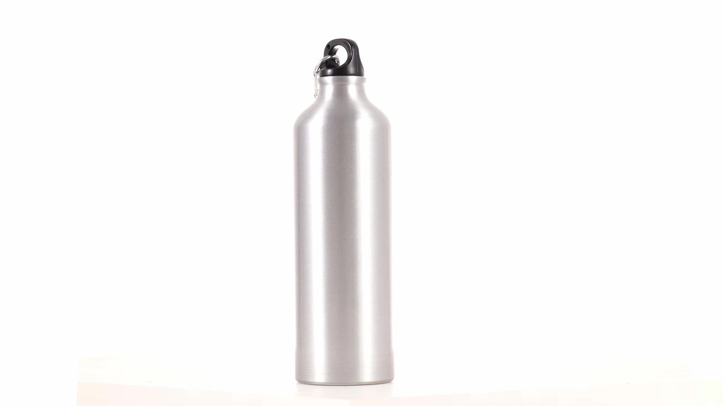 Bidon sport argintiu 750ml sublimabil