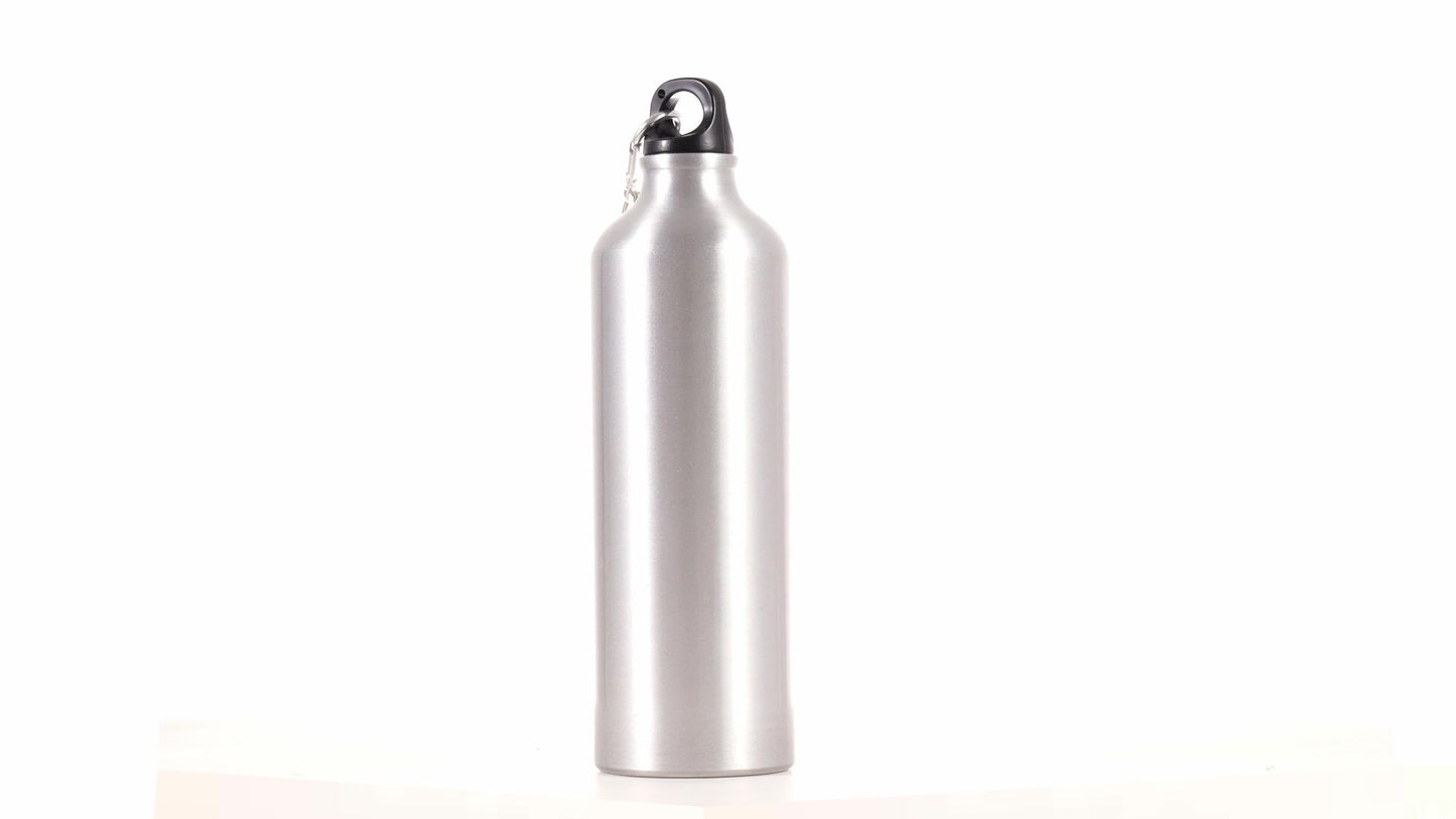 Bidon sport argintiu 750ml sublimabil