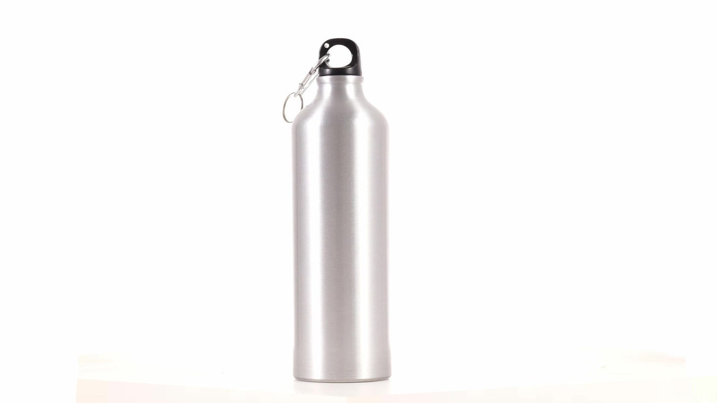 Bidon sport argintiu 750ml sublimabil