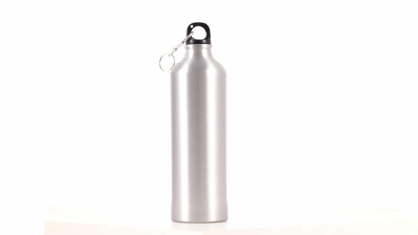 Bidon sport argintiu 750ml sublimabil