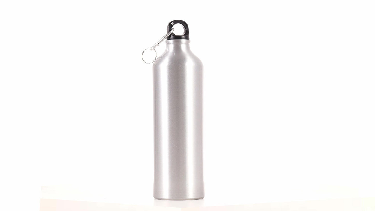 Bidon sport argintiu 750ml sublimabil