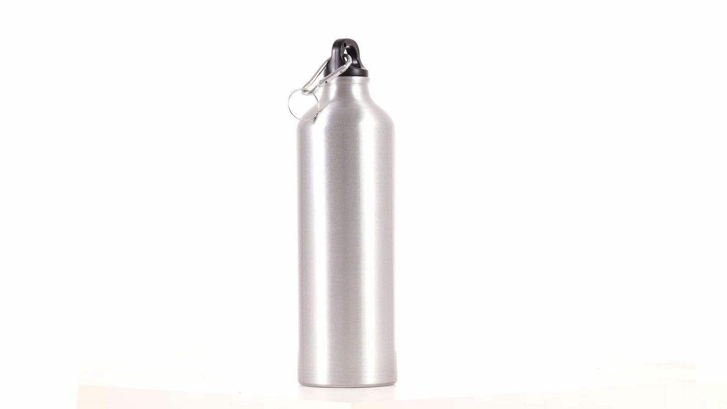 Bidon sport argintiu 750ml sublimabil