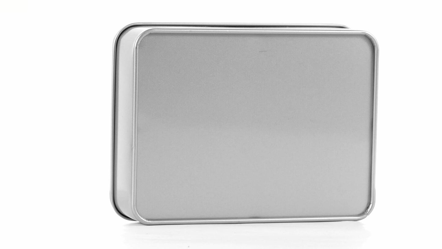 Medium rectangular metal box 12x10x4