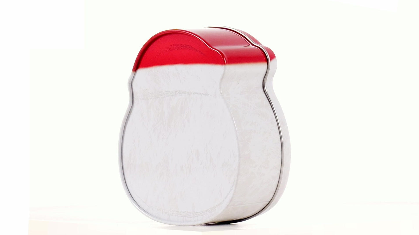 Metal box in the shape of Santa Claus
