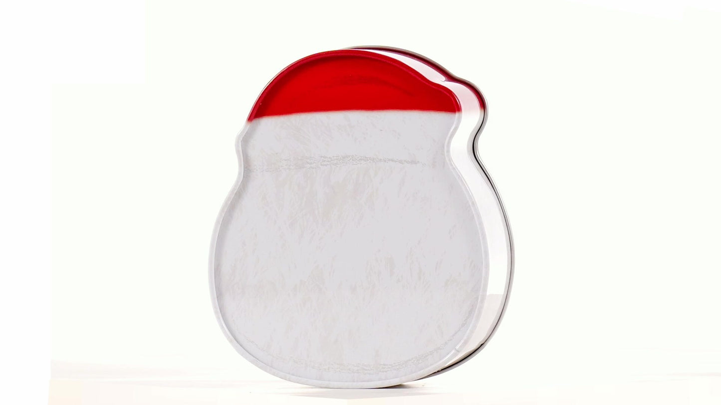 Metal box in the shape of Santa Claus