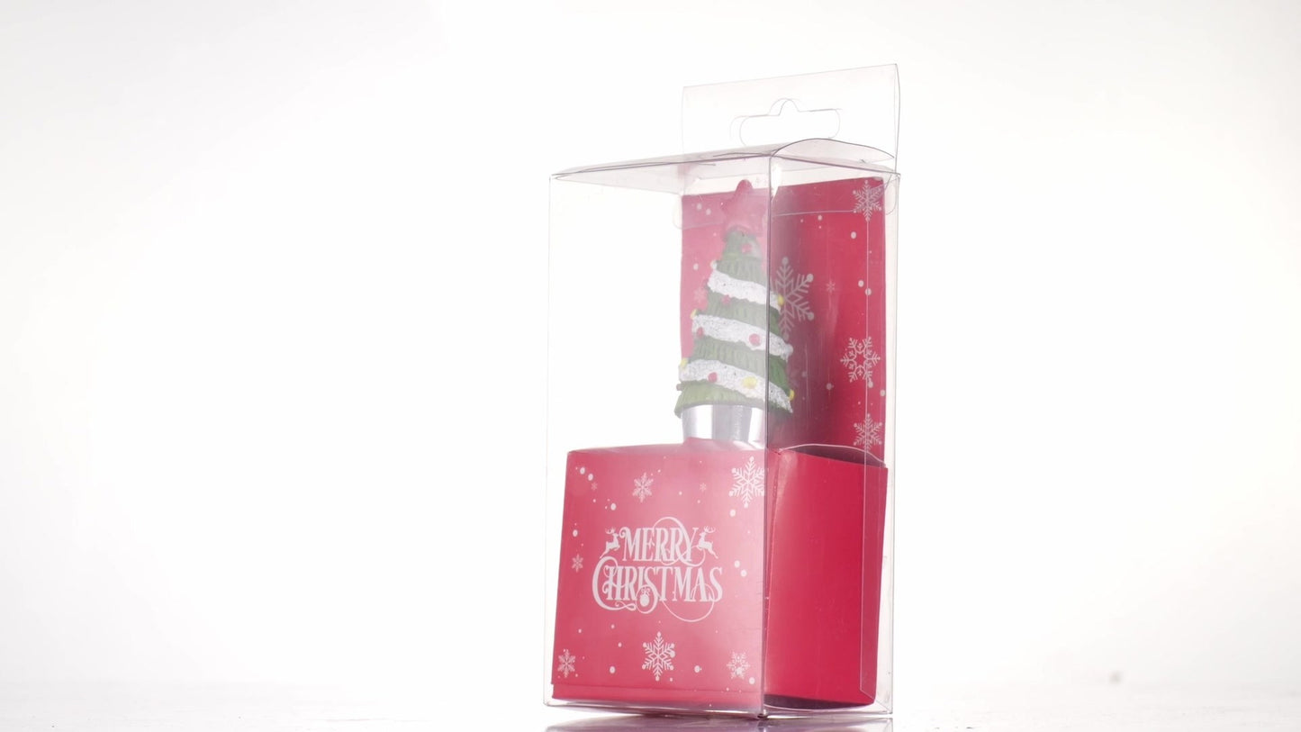 Decorative glass stopper CHRISTMAS TREE